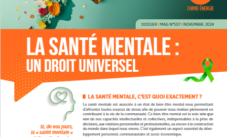 LA SANTÉ MENTALE : UN DROIT UNIVERSEL