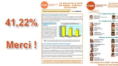 Elections au BRGM : La CFDT recueille les fruits de son investissement