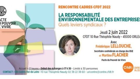 Rencontre Cadre 2022 : La responsabilité environnementale des entreprises