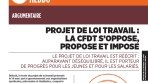 Projet de loi travail : la CFDT s'oppose, propose et impose !