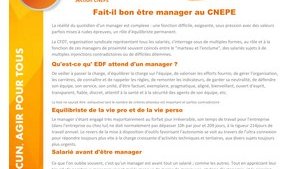 Fait-il bon d'être manager au CNEPE d'EDF ?