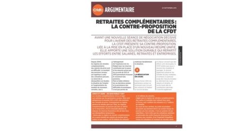 Retraites complémentaires : la CFDT n'a pas l'habitude de subir (…)