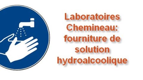 COVID : les laboratoires Chemineau distribuent de la solution Hydroalcoolique