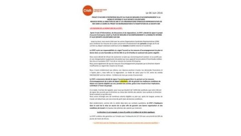 La CFDT s'engage