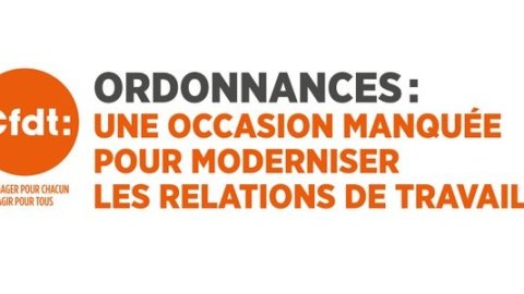 Ordonnances : une occasion manquée