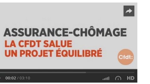 [Vidéo] La CFDT signe l'accord sur l'assurance-chômage